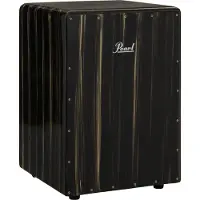 Pearl Boom Box Cajon Artisan Zebra Wood Finish