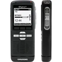 Grundig Digta 7, 300 t, Quality Play (QP), Standard avspilling (SP), 200 - 20000 Hz, 2048 MB, LCD, 160 x 160 piksler