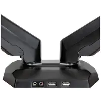 StarTech.com ARMSLIMDUO skjermarm for 2 skjermer, 2-port USB og lydgjennomgang