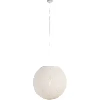 QAZQA Rustikk pendellampe hvit 60 cm - Corda