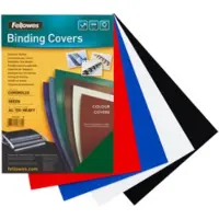 Fellowes Chromo - A4 (210 x 297 mm) - hvit - 250 g/m² - 100 stk innbindingsomslag i papp - for Galaxy 500, Galaxy Wire, Pulsar+ 300, Quasar+ 500, Star 150, Star+ 150