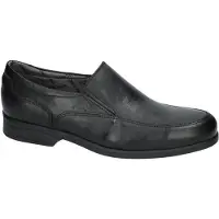 Fluchos for man. 8902_MASA_NEGR Maitre leather loafers black (43), Flat, None, Casual