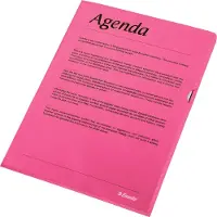 Esselte Omslag Standard A4 115my Rød Pakke/100