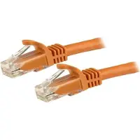 StarTech.com 0.5m Orange Cat6 / Cat 6 Snagless Ethernet Patch Cable 0.5 m - network cable - 50 cm - orange - Oransje - 0.5m