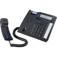 AGFEO T 18, Analog telefon, Høyttalertelefon, 99 oppføringer, Svart