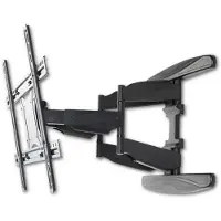 Techly - Monteringssett (fullt bevegelig veggfeste) - for flatpanel - svart - skjermstørrelse: 40-80 - veggmonterbar