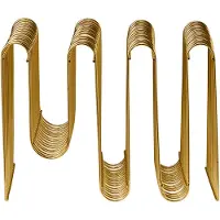 AYTM magasinholder Curva, gull, bredde 40 cm, stål