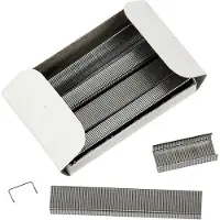 Adlibris Stiftekramper , nr. 6/4, B: 6 mm, 10x1000 stk./ 1 pk.