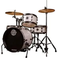 Ludwig Pocket Kit By Questlove White Sparkle with Free Lessons