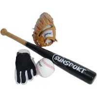 Bex Sport Baseballsett - SunSport - 4 Deler - - OneSize - Leketøy