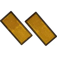 Carpoint Refleks gul 86x40mm 2 stk.