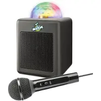 Music Karaoke Disco Speaker w/Mic