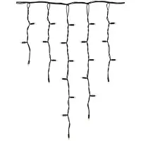 Markslöjd Chrissline Pro icicle Original længde 2m nedhængt 0.7M Hvid. Startkabel skal tilkøbes.