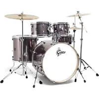 Gretsch drums Gretsch Energy 22" Drum Kit w/ Hardware & Paiste 101 Set Grey Steel
