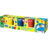 SES Creative Fingermaling - Min første Sett - 4 Farger - - OneSize - Maling