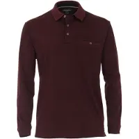 Casamoda Casa Moda Polo LS Burgunderrot Rød Bordeaux Størrelse