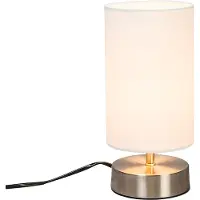 QAZQA Moderne bordlampe hvit rund 12 cm - Milo 2