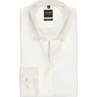 Olymp Level Five Skjorte Body-Fit Off White Off-white Størrelse