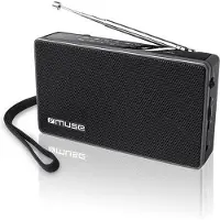 Muse M-030 R, Bærbar, Analog, FM, MW, Sort, Rotasjon, Alkalinsk