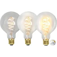 Star Trading Globepære 3-trinns dimbar G95 E27 LED 4W 2100K 270 lumen
