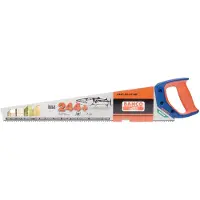 Bahco 244P-22-U7-HP, Baksag, Tre, Blå, Oransje, Rustfritt stål, 1 stk, 55 cm, 510 g