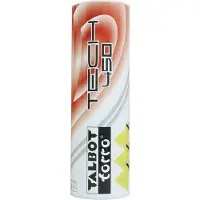 Talbot Torro badmintonball Tech 450, slow, gul/grønn Premium nylonfjærball, med korkhode, for ambisiøse spillere - 1 stk (469283)