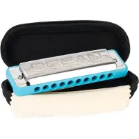 Cascha Ocean Rock Blues Harmonica Blue A