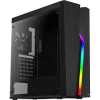 Aerocool Bolt - tower - ATX - Kabinett - Tower - Svart