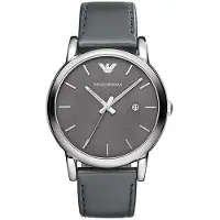 Giorgio Armani Emporio AR1730 klassisk grå rustfritt stål herreklokke