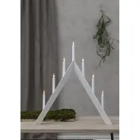 Star Trading Ljusstake Arrow Hvit 60cm
