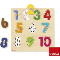Jumbo Innbyggelige Tre Tall Goula Puslespill 28x28x2.5 Cm 10 Stykker