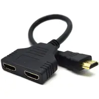 Gembird 2-Port Passiv HDMI-splitter Kabel - Enkel Tilkobling til Flere Skjermer