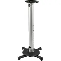 StarTech.com Startech Universal Ceiling Projector Mount, Heavy Duty Height Adjustable/Extendable Pole Mount 5-22.7 from Ceiling, 33lb (15kg), Tilt/Rotate, Hanging Projector Mount w/ Bracket - Telescopic Pole (PRO