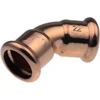 Vsh Fabrieken Xpress copper elbow 45 deg. ff 28