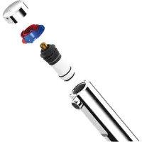 Cynergy3 CMA Tempomix 3 håndvaskarmatur - Et-grebs blandingsbatteri til håndvask med soft-funktion