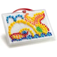 Quercetti Pinnemosaikk - Fantacolor Portable - 280 Deler - 950 - - OneSize - Kreativt leker