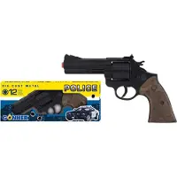 Cpa Toy Politiet Avfyrer 12 Skudd-svart