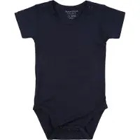 Hust and Claire Body k/e - Bue - Bambus - Navy - - 62 - Kortermet body