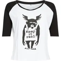 Mc Clothes Banksy´s Graffiti Ape Raglan Kortarmet T-skjorte