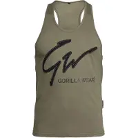 Gorilla wear Evansville Tank Top, army green, small