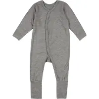 Hust and Claire Jumpsuit - Mulle - Bambus - Grå Melange - - 1½ år (86) - Jumpsuit