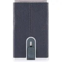 Piquadro Black Square – lær lommebok, PP4891B3RBLU4, blå