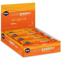 GÜ Liquid Boks Med Energigeler Appelsin 60g 12 Enheter