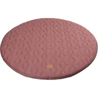 Filibabba Leketeppe - Quiltet - Ø 90 cm - Wild Rose - - OneSize - Lekematte