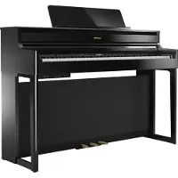 Roland HP704 Digitalt Piano Polert Ibenholt