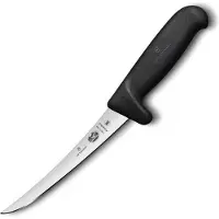 Victorinox V-5.66 13.15M Fibrox Safety Grip utbeningskniv, svart, 15 cm (V-5.66 13.15M)