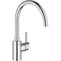 GROHE Concetto, Etgrebskøkkenbatteri, højt udløb, Zero