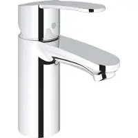 GROHE Eurostyle Cosmopolitan, Baderomsvask, Kran-håndtak, Rustfritt stål, 3/8, Kromfarget