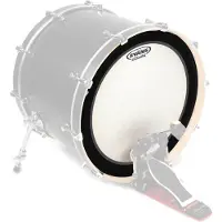 Evans EMAD Coated White Bass Drum Head 22"