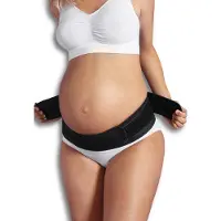 Carriwell støttebelte gravid, svart, str. L/XL